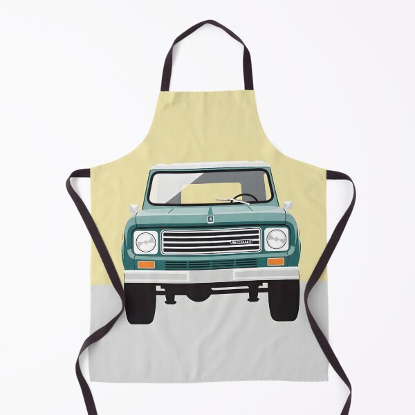 Item preview, International Scout Front View Illustration Classic Vintage Off-Road 4x4 Minimalist Poster designed and sold by Motorline44.