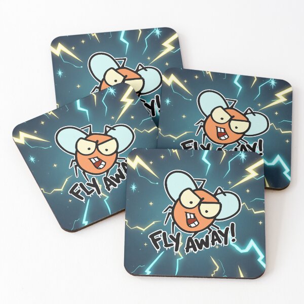 Item preview, Fly Away! Grumpy Orange Fly Insect Cartoon designed and sold by Taridesign.