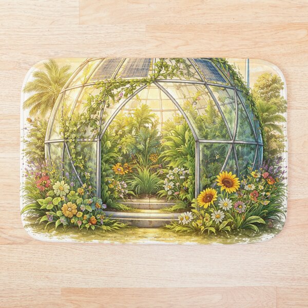 Item preview, Grow Something Solarpunk Greenhouse designed and sold by jay0o0.
