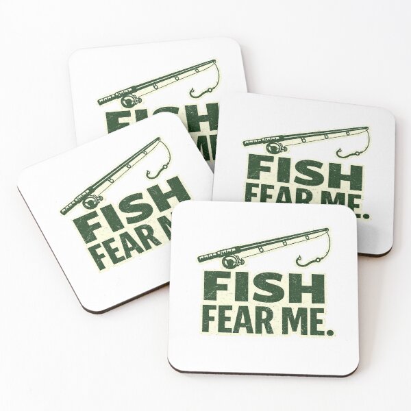 Item preview, Fish Fear Me – Funny Vintage Fishing Design designed and sold by EastEndTownie.