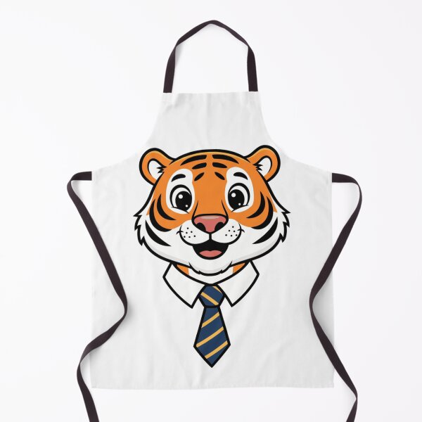 Item preview, Friendly Tiger Boss Cartoon Mascot with Tie designed and sold by k3rstman1.