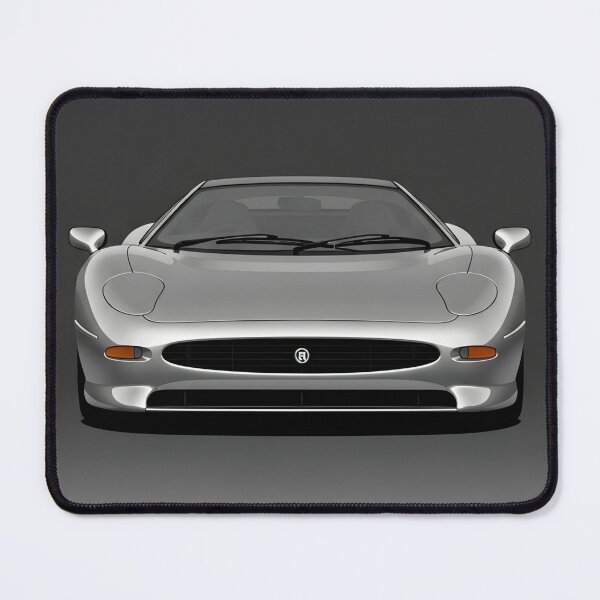 Item preview, Jaguar XJ220 Front View Illustration Iconic 90s British Supercar Minimalist Poster designed and sold by Motorline44.