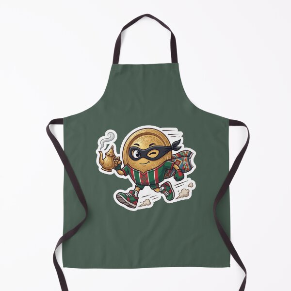 Item preview, Funny Super Moroccan Tea Character Sticker - Traditional Mint Tea Art designed and sold by zakman02.