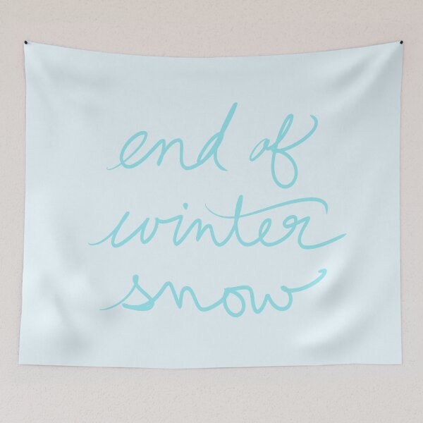 Item preview, End of Winter Snow designed and sold by abeink.