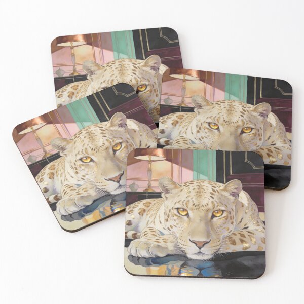 Item preview, Jaguar in Ivory and Gold designed and sold by HabitableMoons.