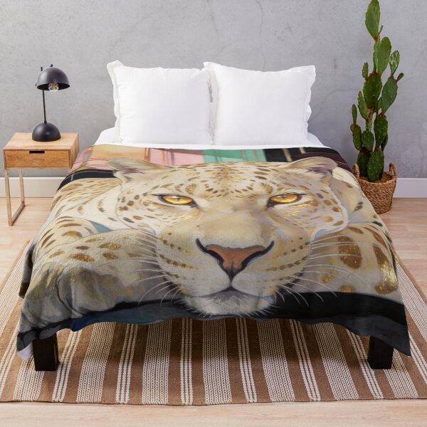 Artikelvorschau, Jaguar in Elfenbein und Gold entworfen und verkauft von HabitableMoons.