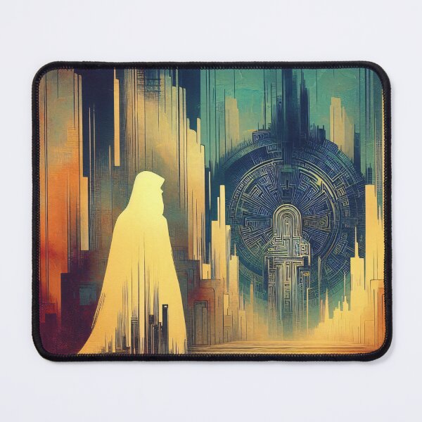 Item preview, Marin - seeker glyph glitchprint designed and sold by QiMera.