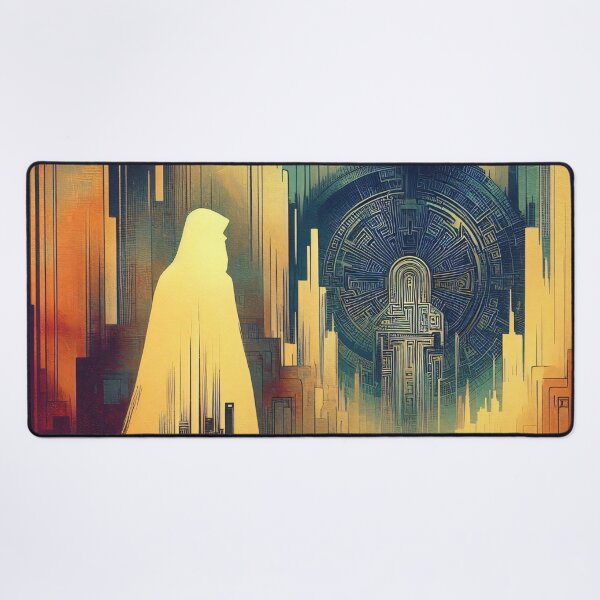 Item preview, Marin - seeker glyph glitchprint designed and sold by QiMera.