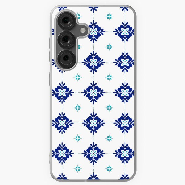 Item preview, Blue geometric morrocan pattern no3 designed and sold by ShowMeMars.
