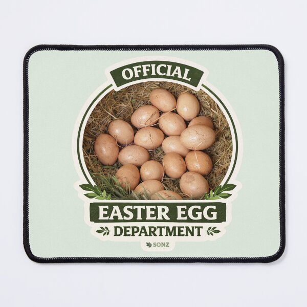Item preview, Official Easter Egg Department – Funny Backyard Chicken Easter Design designed and sold by Studio Origins NZ (SO NZ).