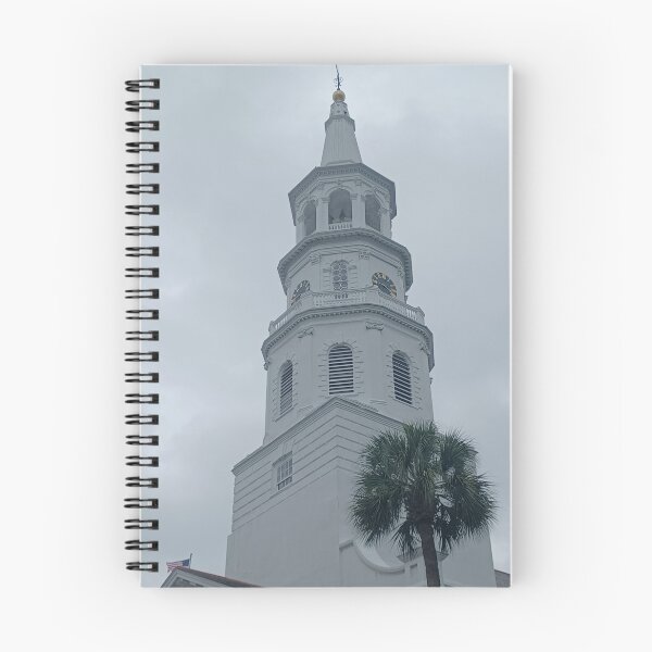 Item preview, St. Micheal's Church Steeple Charleston Photo designed and sold by chucktownjax.