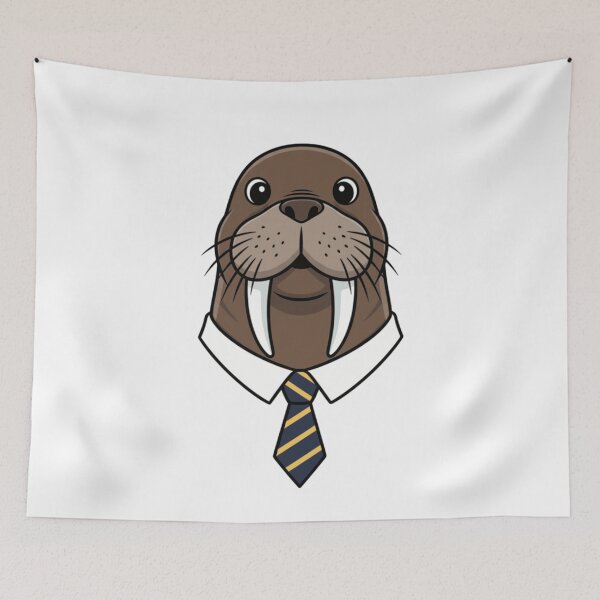 Item preview, Corporate Walrus Boss in Suit and Tie designed and sold by k3rstman1.