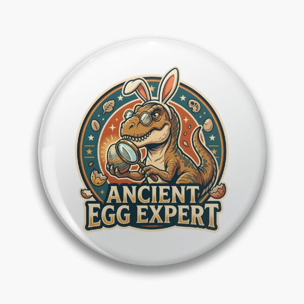 Item preview, Ancient Egg Expert – Funny Dinosaur Easter Scientist T-Shirt designed and sold by relso.