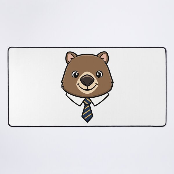 Item preview, Professional Wombat Boss Office Mascot Cartoon designed and sold by k3rstman1.