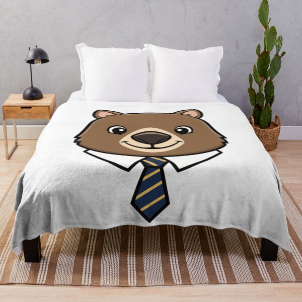 Item preview, Professional Wombat Boss Office Mascot Cartoon designed and sold by k3rstman1.