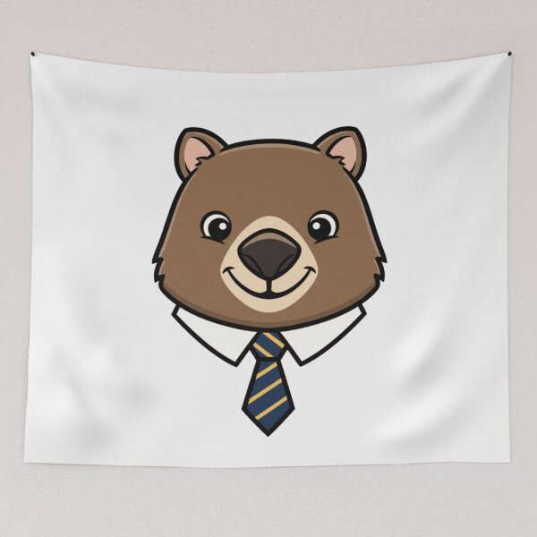Item preview, Professional Wombat Boss Office Mascot Cartoon designed and sold by k3rstman1.
