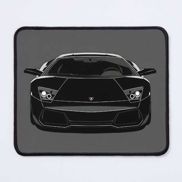 Item preview, Lamborghini Murciélago Front View Illustration Iconic Italian V12 Supercar Minimalist Poster designed and sold by Motorline44.