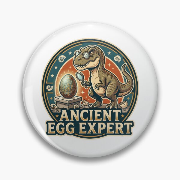 Item preview, Ancient Egg Expert – Funny T-Rex Easter Egg Scientist Design designed and sold by relso.
