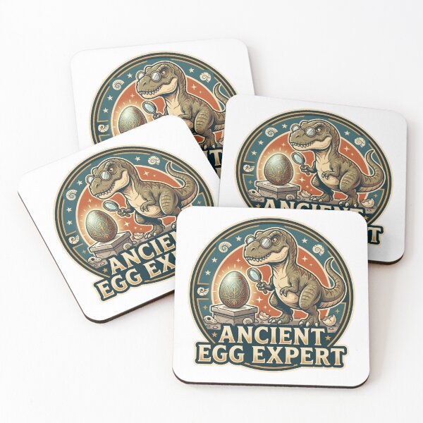 Item preview, Ancient Egg Expert – Funny T-Rex Easter Egg Scientist Design designed and sold by relso.
