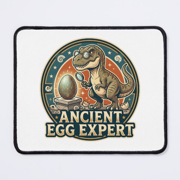 Item preview, Ancient Egg Expert – Funny T-Rex Easter Egg Scientist Design designed and sold by relso.