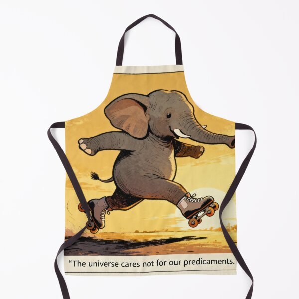 Item preview, Roller Skating Elephant designed and sold by HabitableMoons.