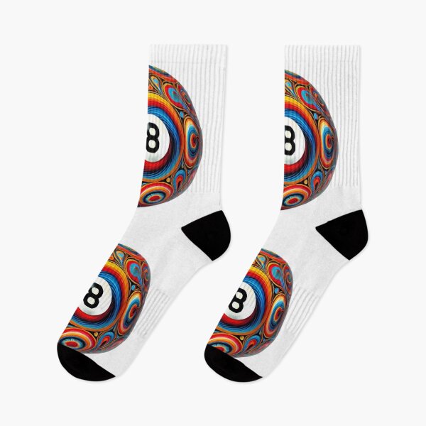 Item preview, Psychedelic 8-Ball: Surreal Swirls & Hidden Fortunes designed and sold by daweave77.