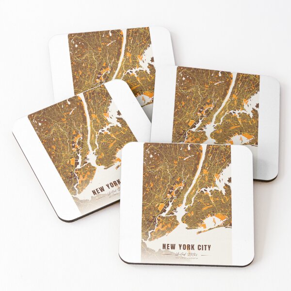 Item preview, New York City United States City Map designed and sold by sheilaonseven.