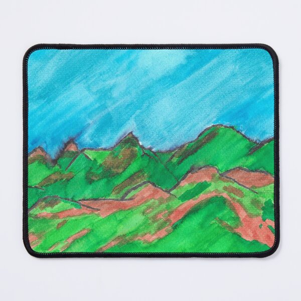 Item preview, Clear Blue Day — Realistic Nature Watercolor Scene designed and sold by Jganger.