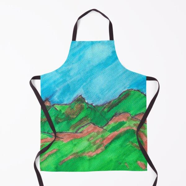 Item preview, Clear Blue Day — Realistic Nature Watercolor Scene designed and sold by Jganger.