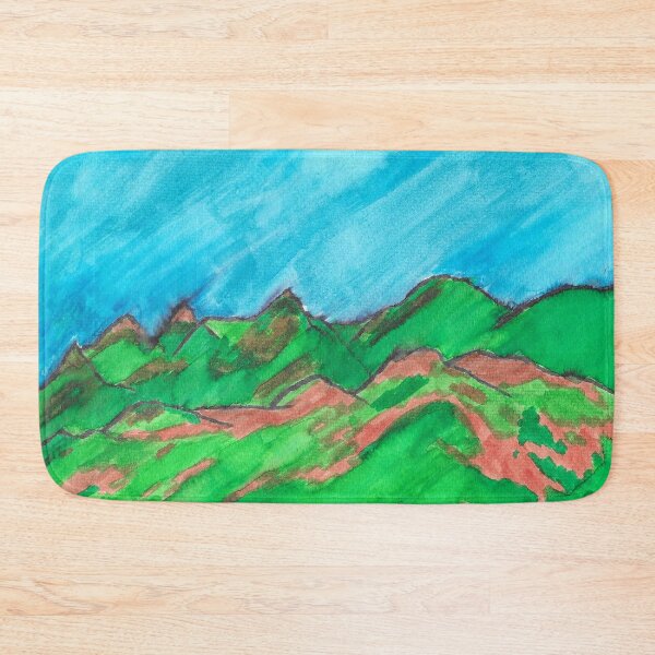 Item preview, Clear Blue Day — Realistic Nature Watercolor Scene designed and sold by Jganger.