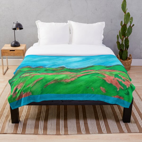 Item preview, Clear Blue Day — Realistic Nature Watercolor Scene designed and sold by Jganger.