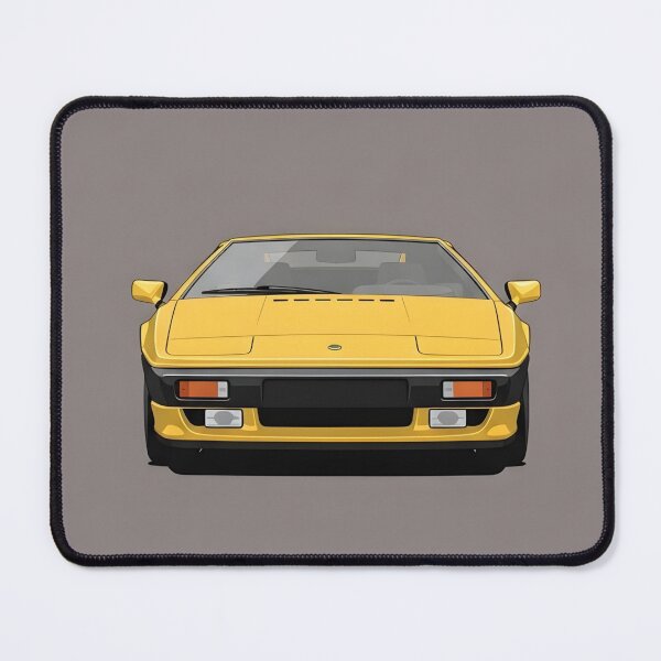 Item preview, Lotus Esprit Front View Illustration Classic British Sports Car Minimalist Poster designed and sold by Motorline44.