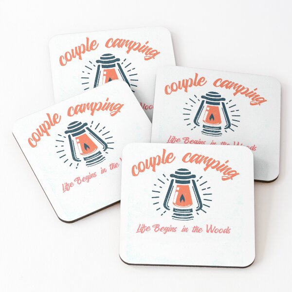 Item preview, couple camping  designed and sold by Vernisefrancois.