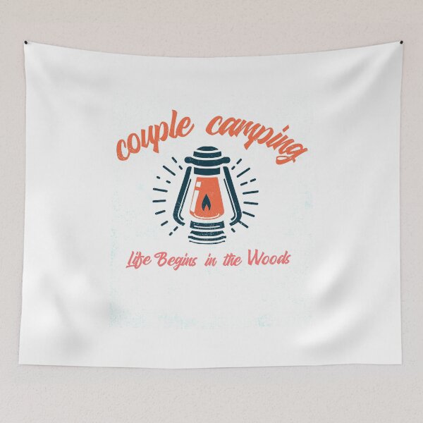 Item preview, couple camping  designed and sold by Vernisefrancois.