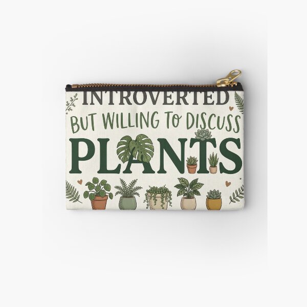 Item preview, Introverted But Willing to Discuss Plants designed and sold by jay0o0.