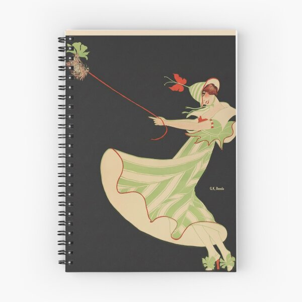 Item preview, Art Deco Illustration Elegant Woman Mistinguett Vintage Poster by G.K. Benda 1913 for Vintage Art Lovers designed and sold by RickE.