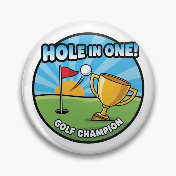Item preview, Golf Gold Trophy - HOLE IN ONE! - GOLF CHAMPION. designed and sold by Giulivo Store Graphic.