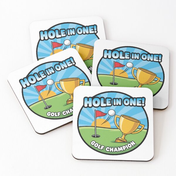 Item preview, Golf Gold Trophy - HOLE IN ONE! - GOLF CHAMPION. designed and sold by Giulivo Store Graphic.