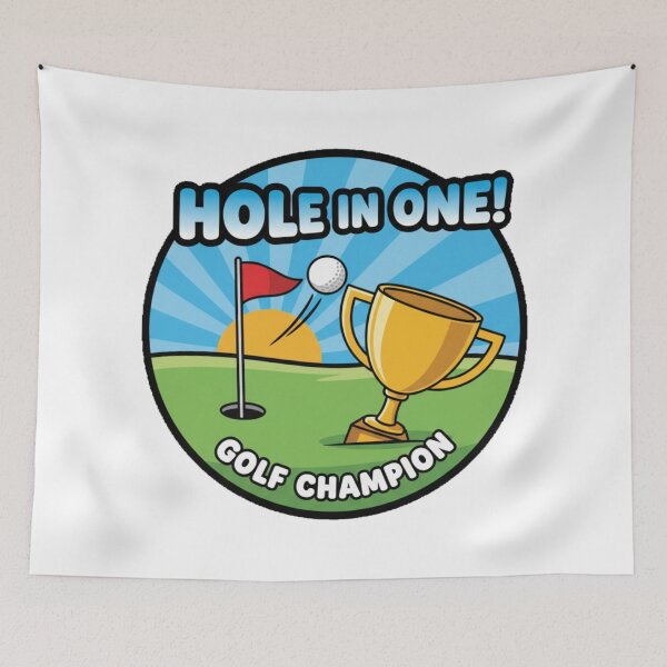 Item preview, Golf Gold Trophy - HOLE IN ONE! - GOLF CHAMPION. designed and sold by Giulivo Store Graphic.