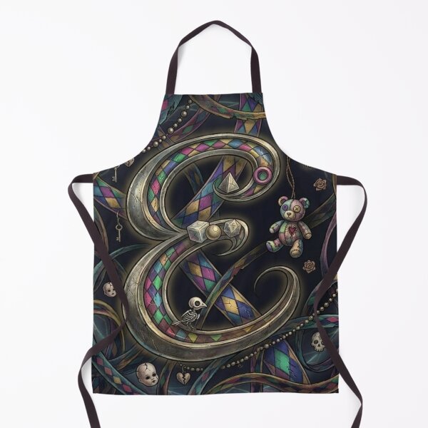 Item preview, Harlequin Gothic Letter E Charmscape designed and sold by Ecosetereos.
