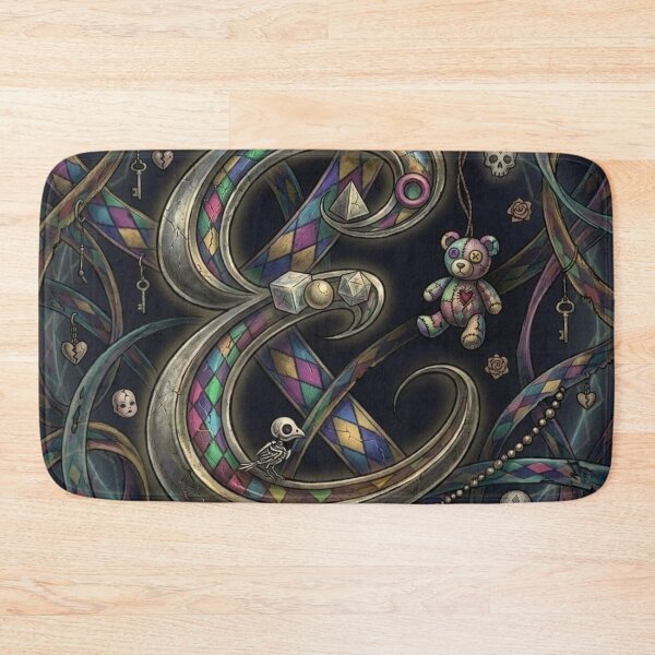 Item preview, Harlequin Gothic Letter E Charmscape designed and sold by Ecosetereos.