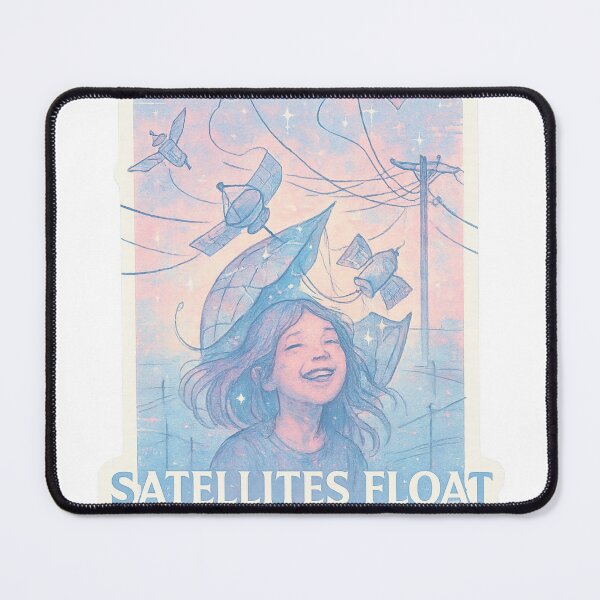Item preview, Satellites Float Like Lies – Flat Earth Truth Sticker designed and sold by Little Truths.