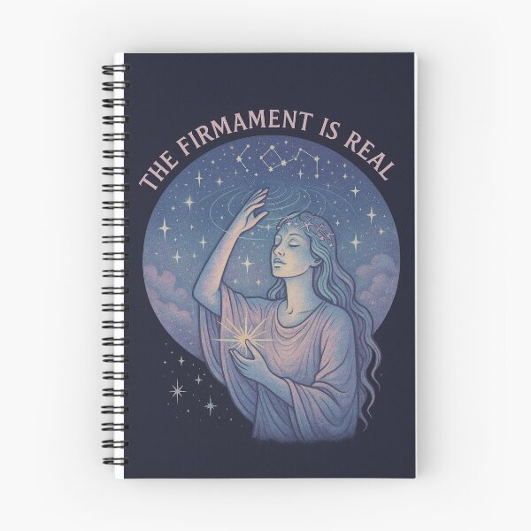 Item preview, The Firmament Is Real – Celestial Truth Seeker Art designed and sold by Little Truths.