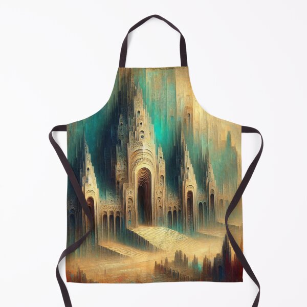 Item preview, Erryn- sacred circuit temple exterior: glitchprint architecture designed and sold by QiMera.