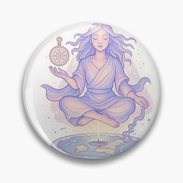 Item preview, The Cosmic Cartographer – Divine Mapmaker of the Flat Earth Realm designed and sold by Little Truths.
