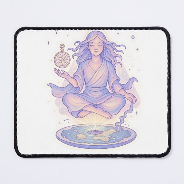 Item preview, The Cosmic Cartographer – Divine Mapmaker of the Flat Earth Realm designed and sold by Little Truths.