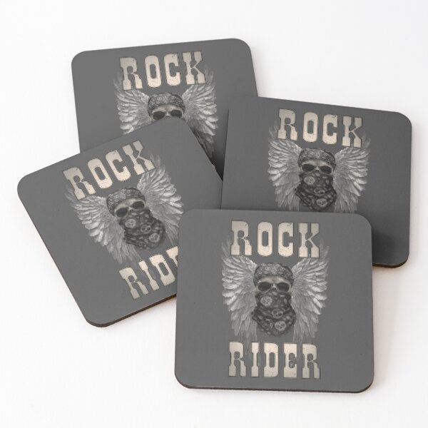 Item preview, Rock Rider Skull  – Vintage Rock Skull Design designed and sold by RonnyMilleo.