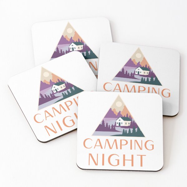 Item preview, camping night designed and sold by Vernisefrancois.