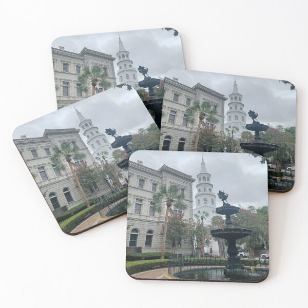 Item preview, Courtyard View of St. Micheal's Church Downtown Photo designed and sold by chucktownjax.