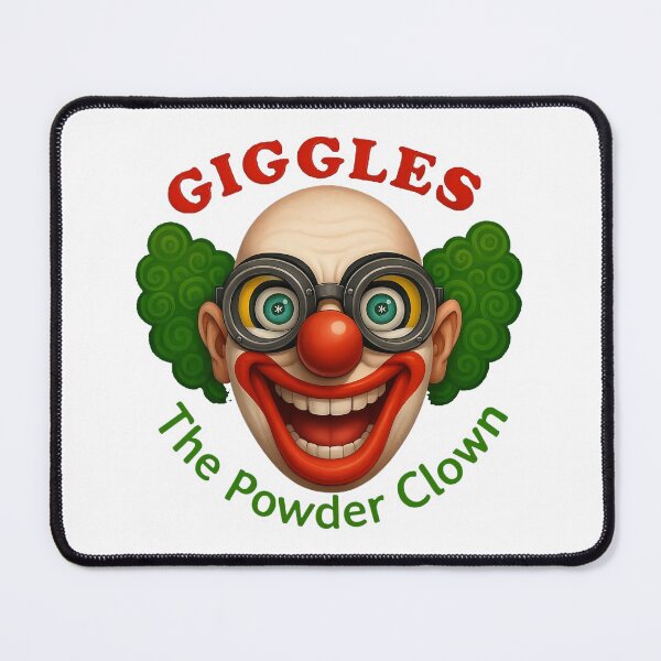Item preview, Scary Giggles the Powder Clown Face Shot designed and sold by Mapsynergy.